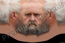 Male head texture